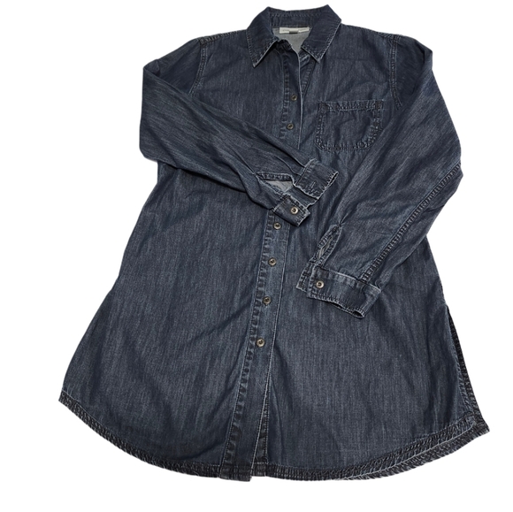 Coldwater Creek   Women's S (6-8) Denim   Tunic   Top    Denim Blue - Picture 15 of 16